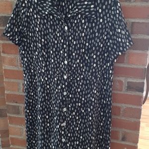 Midi Dress with dots petite 14